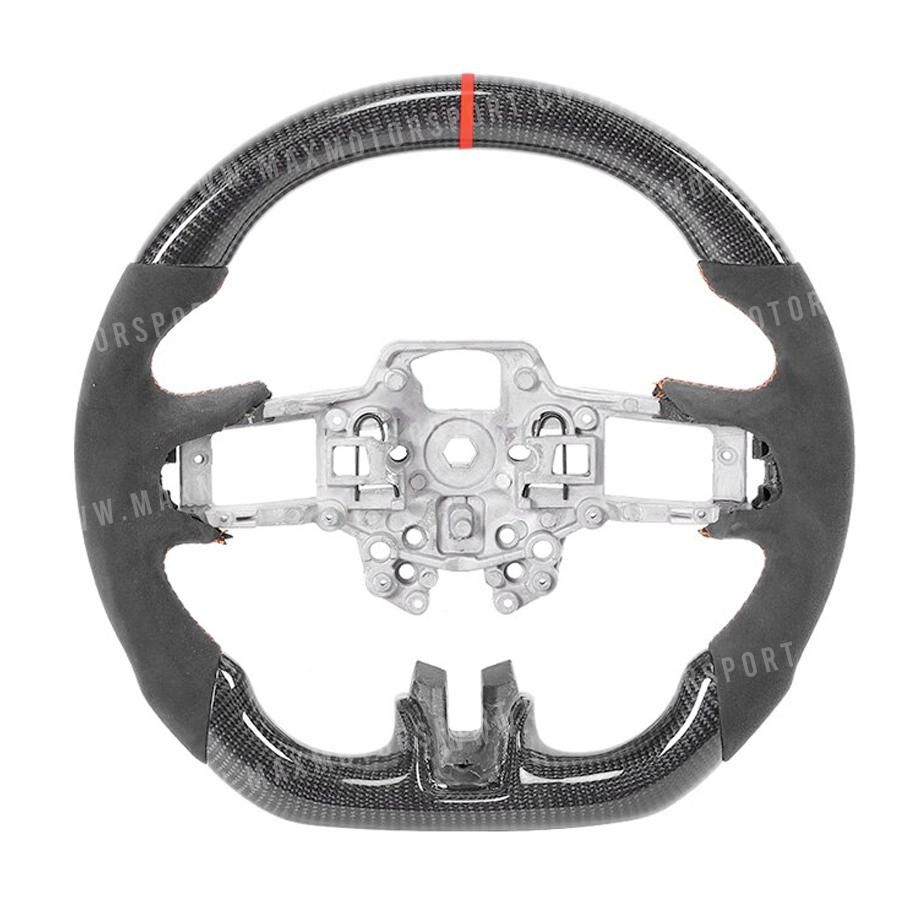 Carbon Fibre Steering Wheel - Suitable To Fit Mustang (2018-On) Max Motorsport