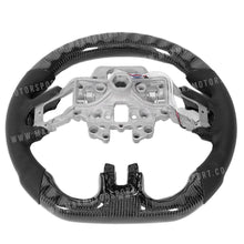 Load image into Gallery viewer, Carbon Fibre Steering Wheel With LED Shift Light - Suitable To Fit Mustang (2018-On) Max Motorsport
