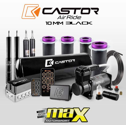 Castor Air Ride 10MM Black Bluetooth Air Suspension Kit - VW Golf 7 GTI Castor Air Ride Suspension