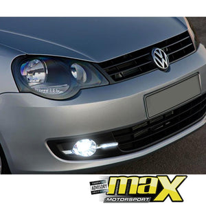 Cat Series VW Polo Vivo LED Foglights With Grille Covers (2010-17) maxmotorsports