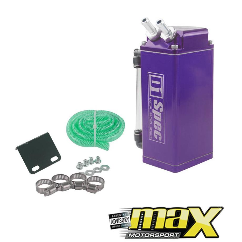 D1 Spec Oil Catch Tank (Purple) maxmotorsports