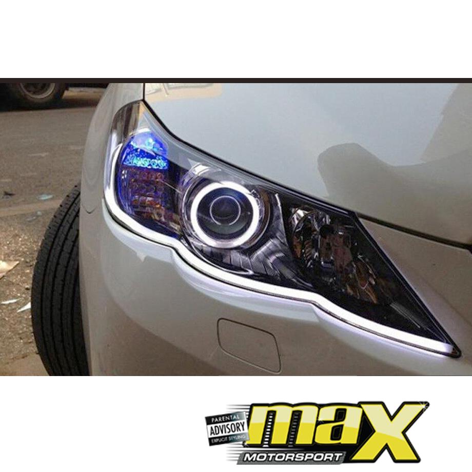 DRL LED Flexi Headlight Strip With Sequential Indicator Function (60cm) maxmotorsports