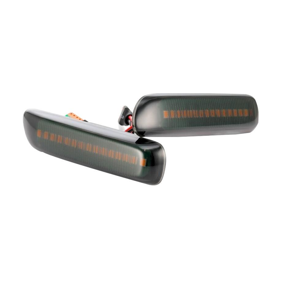 E46 3-Series (90-98) Sequential LED Smoked Side Markers maxmotorsports