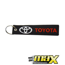 Load image into Gallery viewer, Eat Sleep Race Embroidered Key Ring maxmotorsports

