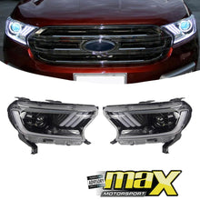 Load image into Gallery viewer, Everest (16-On) Mustang Style DRL LED Projector Headlight With Indicator Function maxmotorsports
