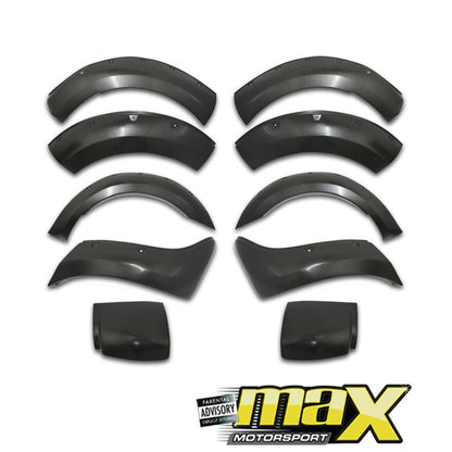 Everest (2015-On) Plastic Side Wheel Arch Kit (Rough Studded) maxmotorsports