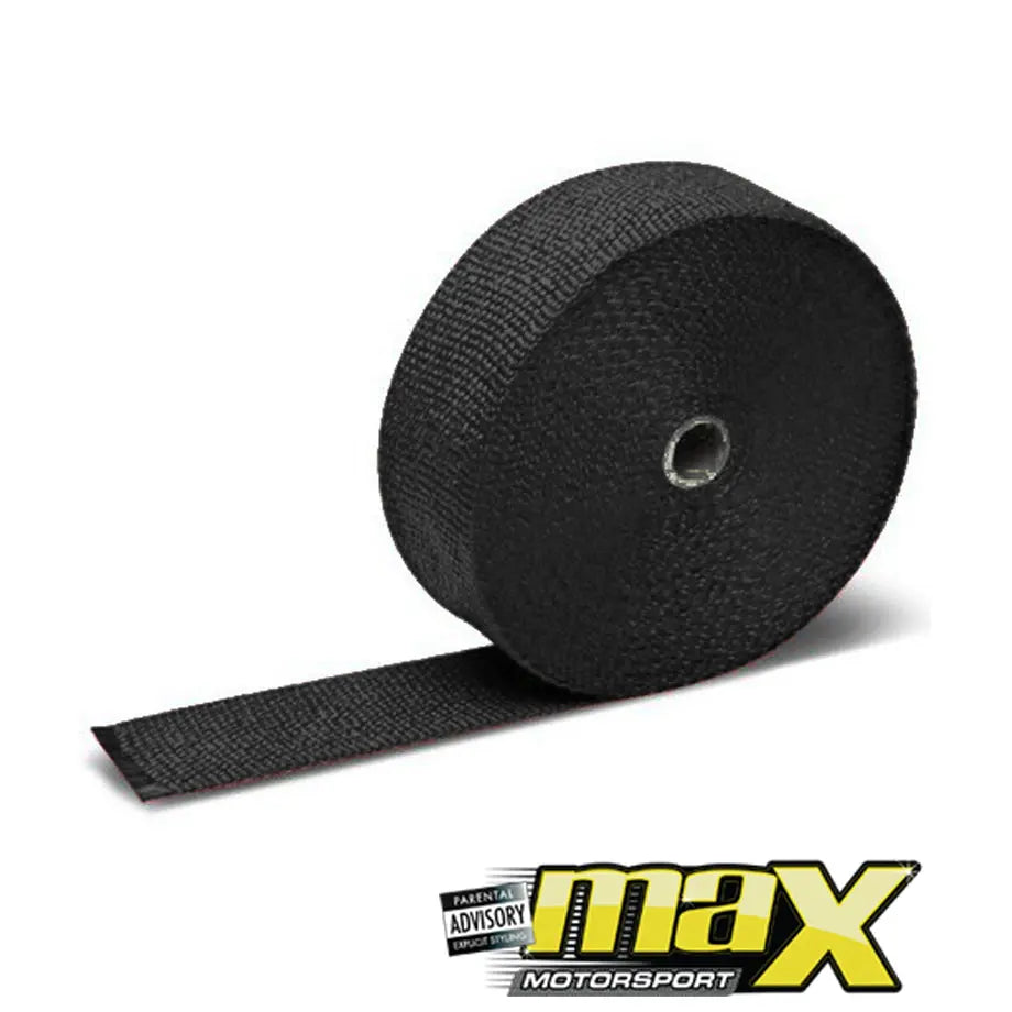 Exhaust Insulation Heat Wrap - Black (10M) maxmotorsports