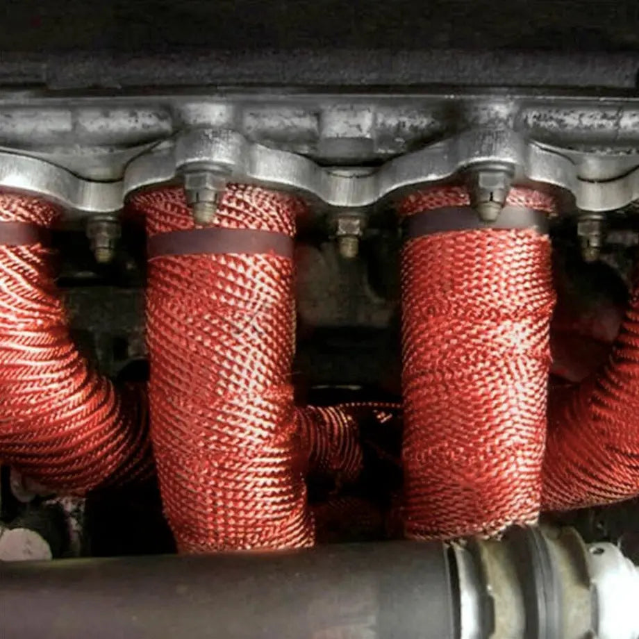 Exhaust Insulation Heat Wrap - Red (10M) maxmotorsports