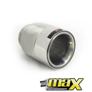 F1X  Silverstone Single Exhaust Tailpipe (90mm Outlet) maxmotorsports