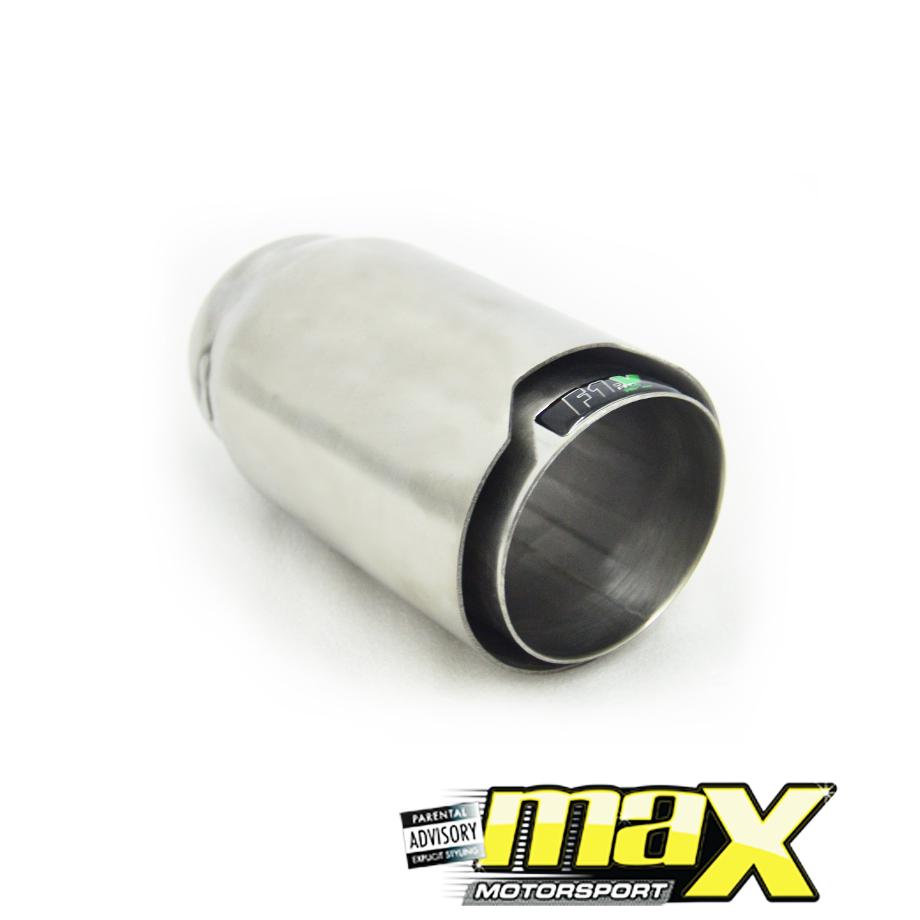 F1X Bolt Single Exhaust Tailpipe (70mm Outlet) maxmotorsports