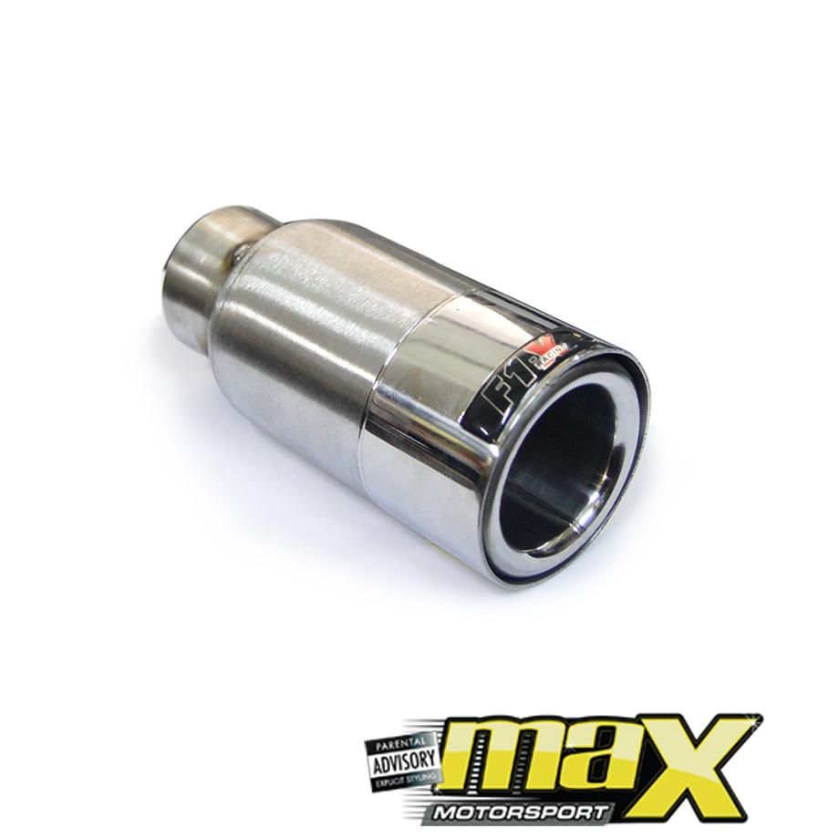 F1X Silverstone Single Exhaust Tailpipe 76mm maxmotorsports