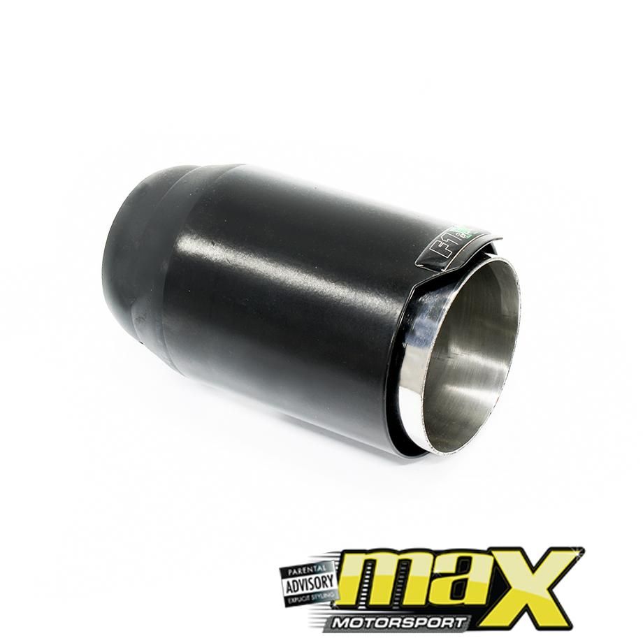 F1X Styla Single Exhaust Tailpipe 90mm maxmotorsports