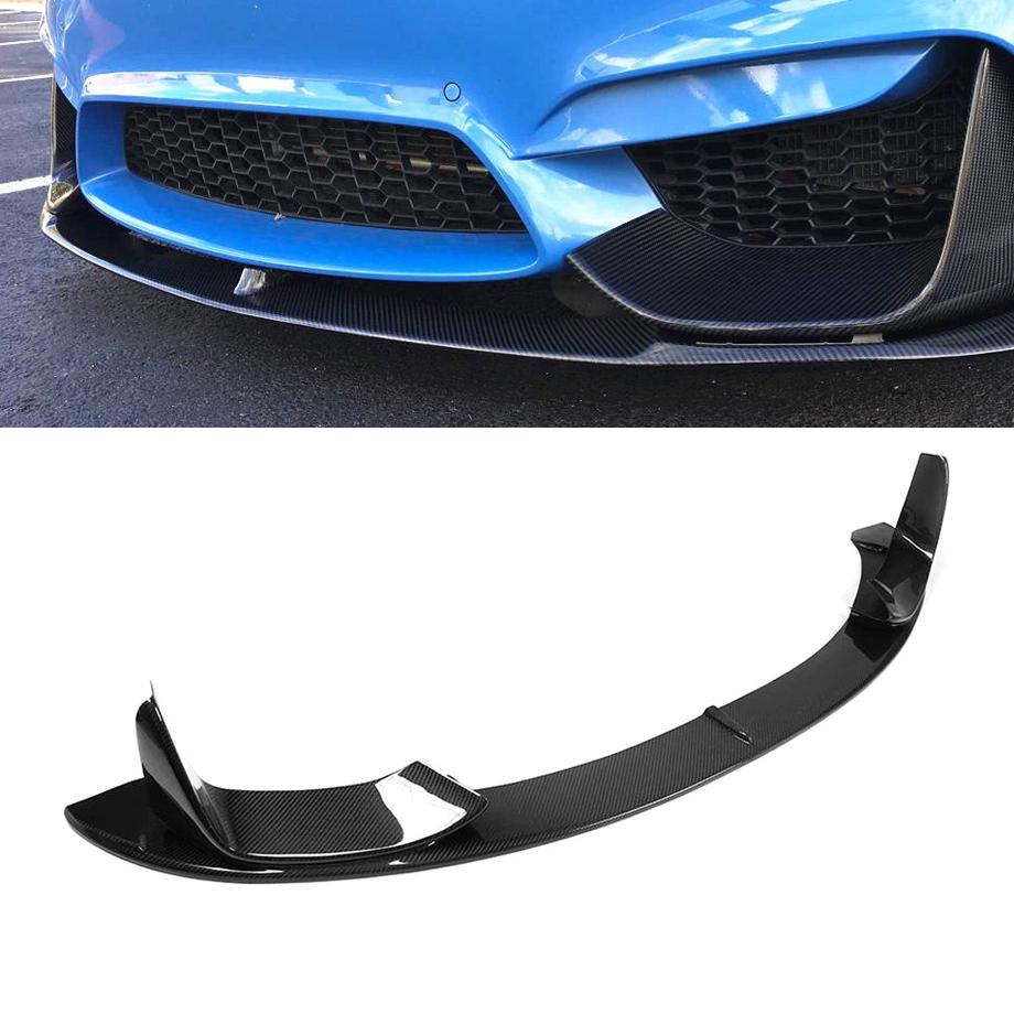 F80 M3 / F82 M4 3-Piece Carbon Fibre Front Spoiler maxmotorsports