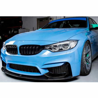 F80 M3 / F82 M4 Performance Style Gloss Black 3-Piece Front Spoiler maxmotorsports