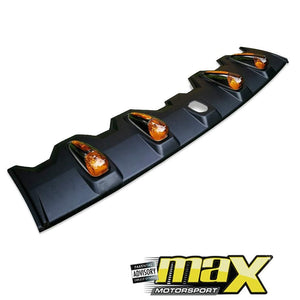Fitt Matte Black LED Roof Spoiler  - Ranger T6/T7 (12-On) maxmotorsports
