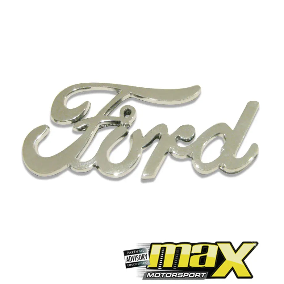 Ford Chrome Lettering Badge maxmotorsports