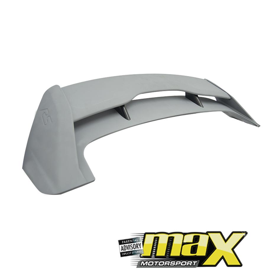 Ford Focus RS Style Plastic Unpainted Roof Spoiler maxmotorsports