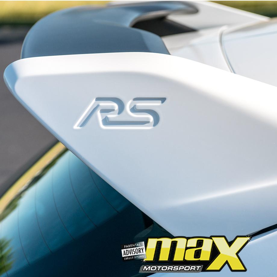 Ford Focus RS Style Plastic Unpainted Roof Spoiler maxmotorsports