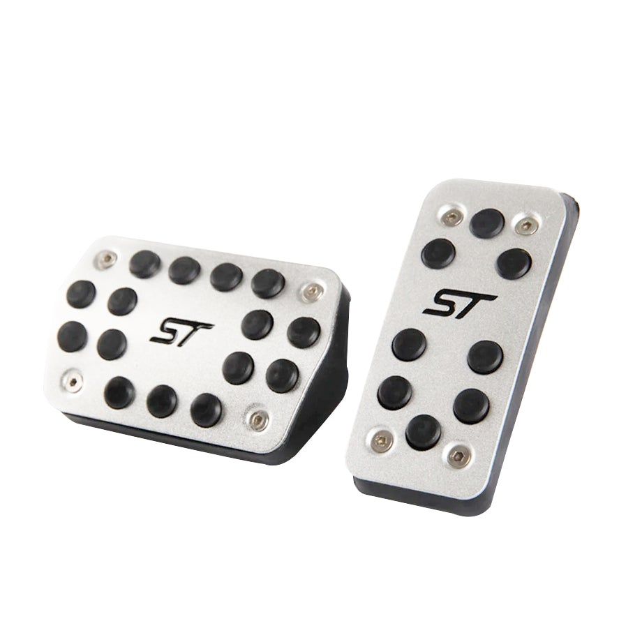 Ford Focus ST Brushed Aluminum Foot Pedals (05-17) - Automatic Max Motorsport