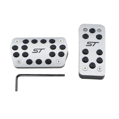 Ford Focus ST Brushed Aluminum Foot Pedals (05-17) - Automatic Max Motorsport