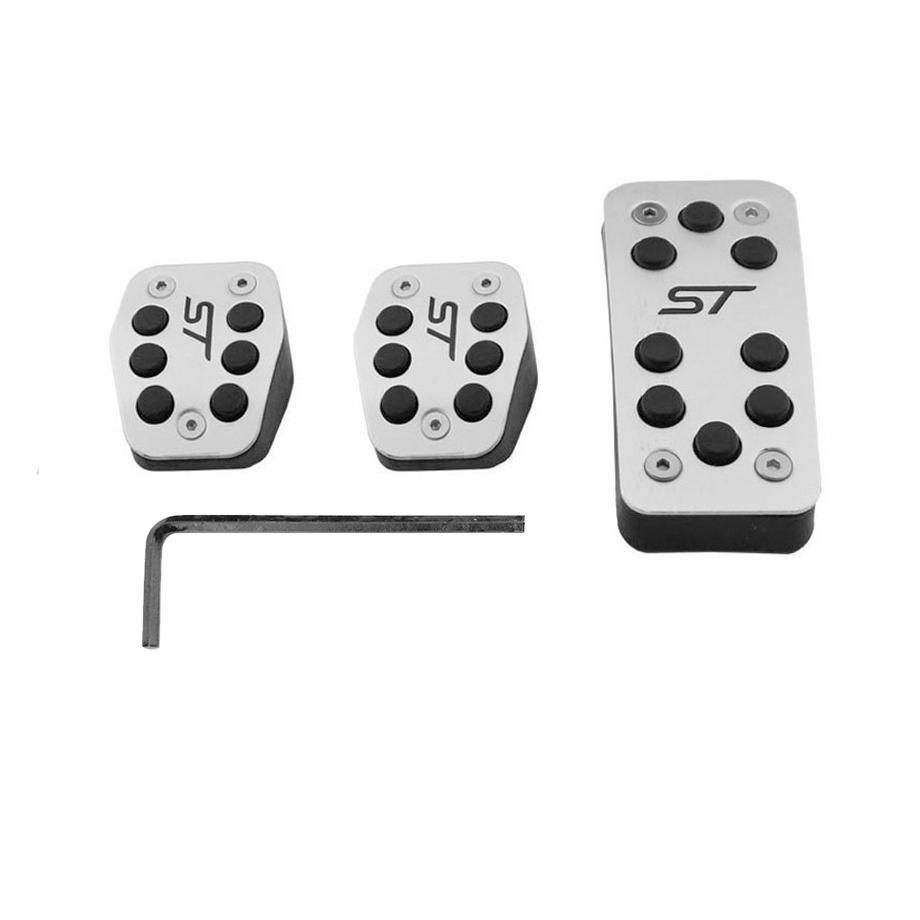 Ford Focus ST Brushed Aluminum Foot Pedals (05-17) - Manual Max Motorsport