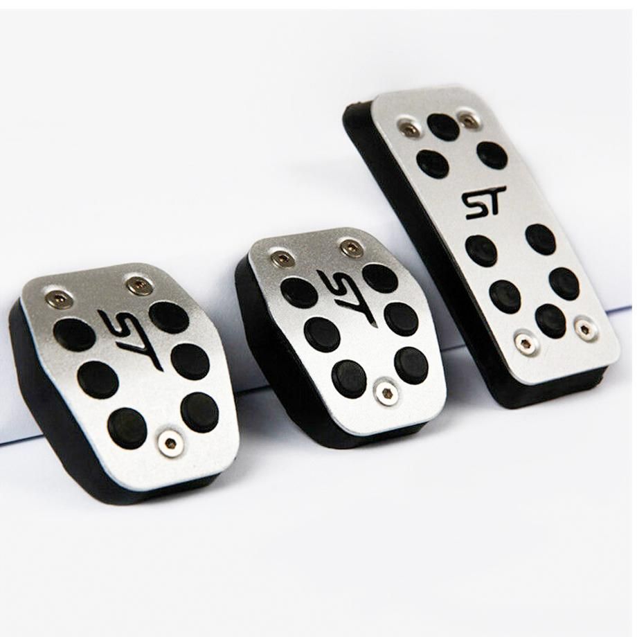 Ford Focus ST Brushed Aluminum Foot Pedals (05-17) - Manual Max Motorsport