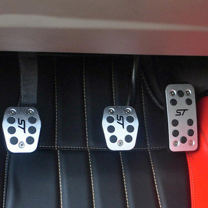 Ford Focus ST Brushed Aluminum Foot Pedals (05-17) - Manual Max Motorsport