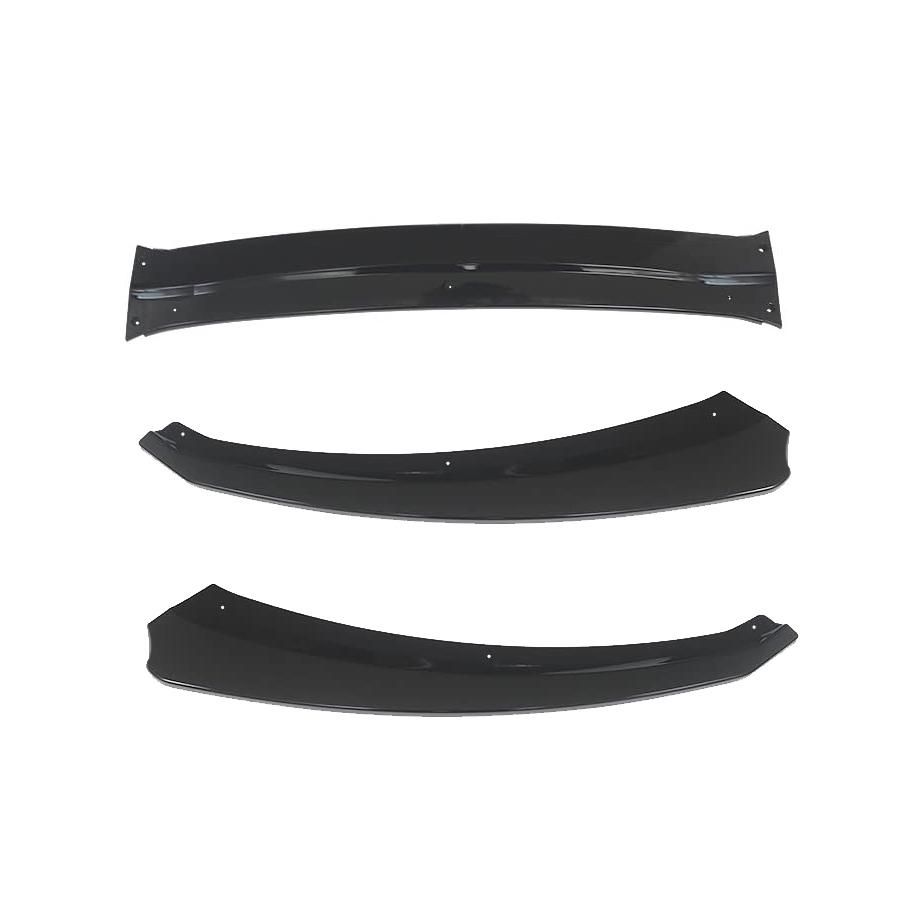 Ford Focus (14-18) Gloss Black 3-Piece Front Spoiler Max Motorsport