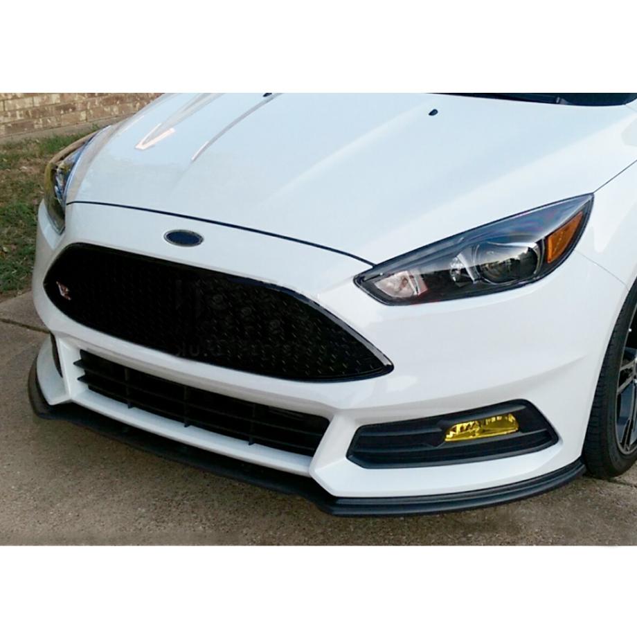 Ford Focus (14-18) Gloss Black 3-Piece Front Spoiler Max Motorsport