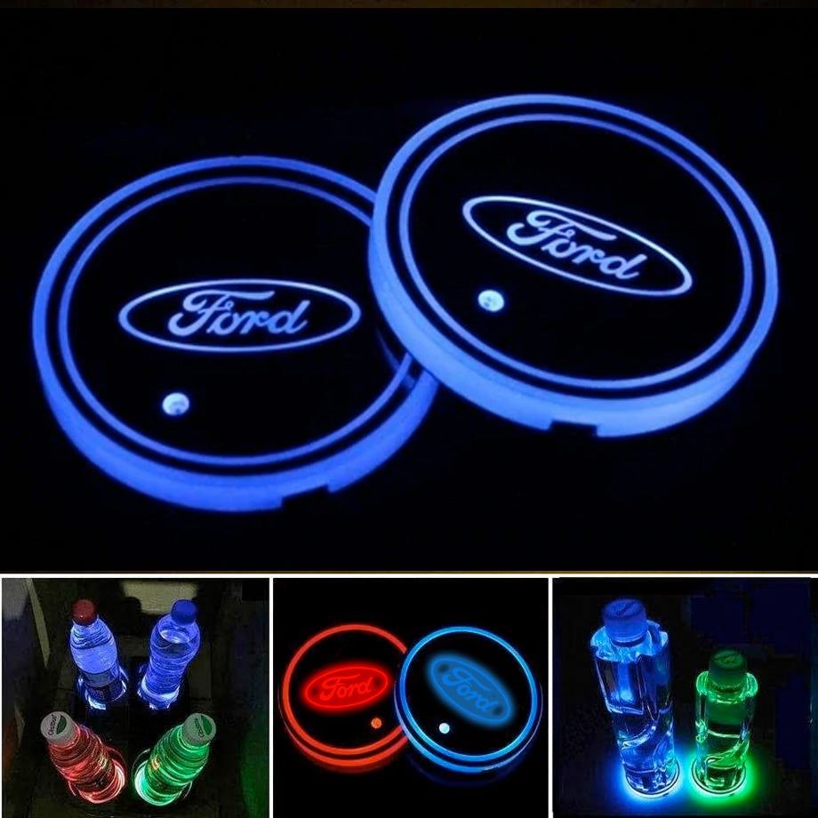 Ford Logo LED Cup Holder Coaster Max Motorsport