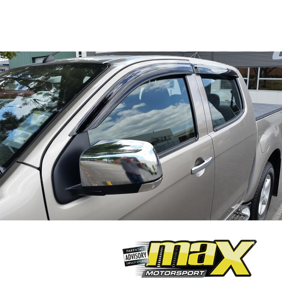 Ford Ranger T6/T7 (12-On) Xtra Cab Windshields (Black) maxmotorsports