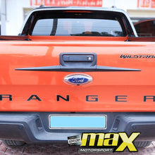Load image into Gallery viewer, Ford Ranger Tailgate Emblem Reverse Camera (Black &amp; Orange) maxmotorsports
