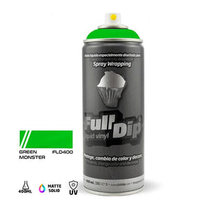 Full Dip Liquid Vinyl Spray Paint 400ml - Green Monster Max Motorsport