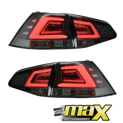 VW Golf 7 Smoked LED Bar Type Taillights