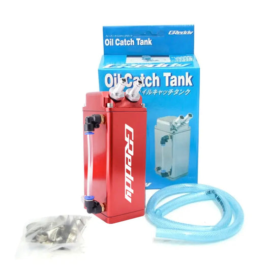 GReddy Oil Catch Tank - Red maxmotorsports