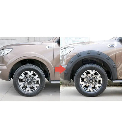 GWM P Series Matte Black Smooth Studded Plastic Wheel Arch Kit (21-On) Max Motorsport