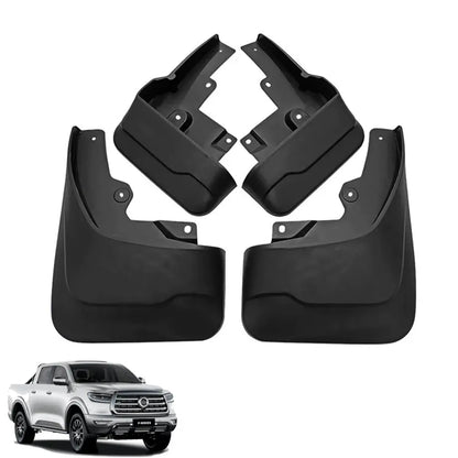 GWM P Series Passenger Matte Black Mud Flaps (2021-On) Max Motorsport