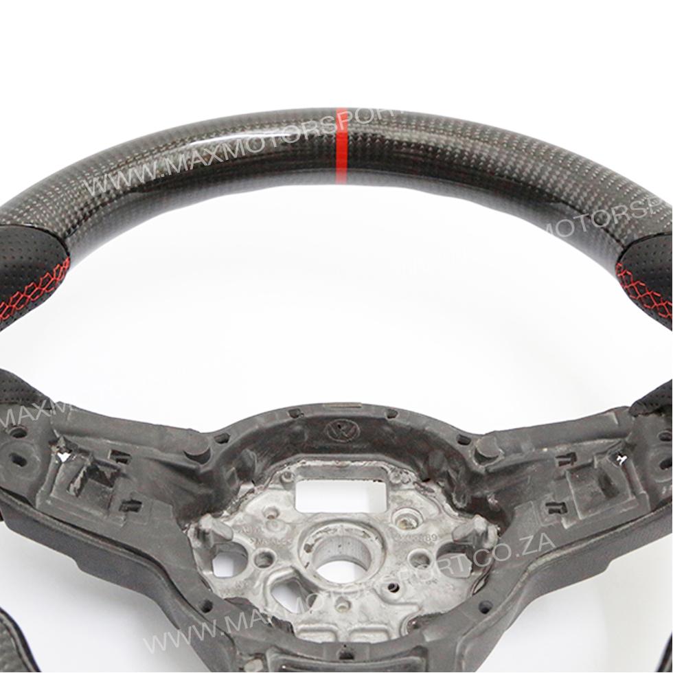 Genuine Carbon Fiber Steering Wheel - VW Golf 7 GTI / R Max Motorsport