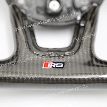 Genuine Carbon Fibre Steering Wheel Suitable For Audi A3 / A4 / A5 Max Motorsport