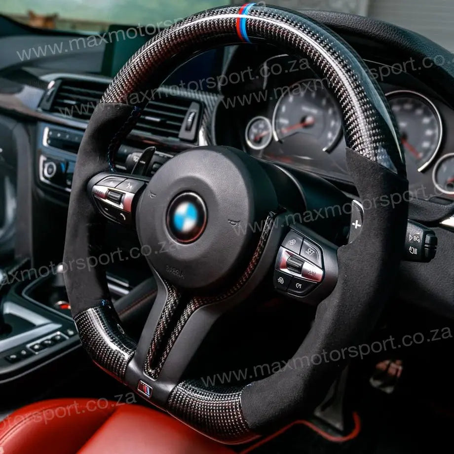 Genuine Carbon Fibre Steering Wheel Suitable For BM Max Motorsport