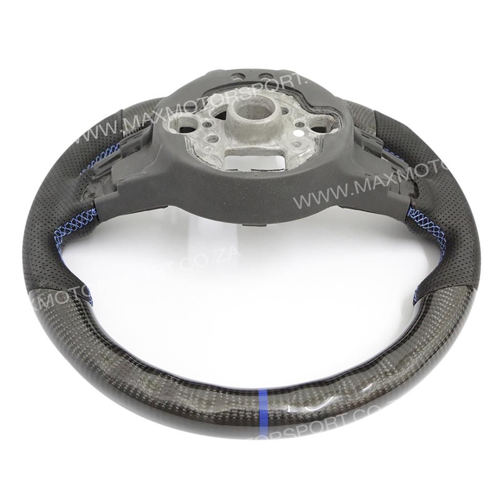 Genuine Carbon Fibre Steering Wheel Suitable For VW Golf 7 GTI / R Max Motorsport