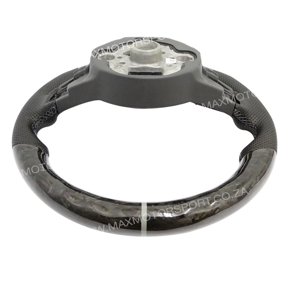 Genuine Forged Carbon Fibre Steering Wheel Suitable For VW Golf 7 GTI / R Max Motorsport