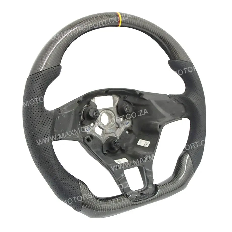 Genuine Forged Carbon Fibre Steering Wheel Suitable For VW Golf 7 GTI / R Max Motorsport