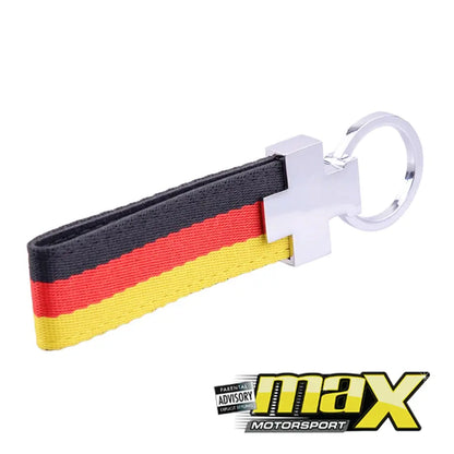 German-Stripe Key Ring maxmotorsports