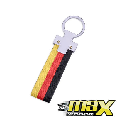 German-Stripe Key Ring maxmotorsports