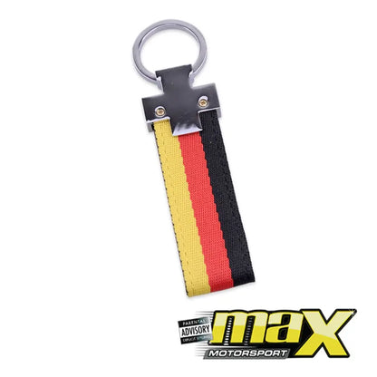 German-Stripe Key Ring maxmotorsports