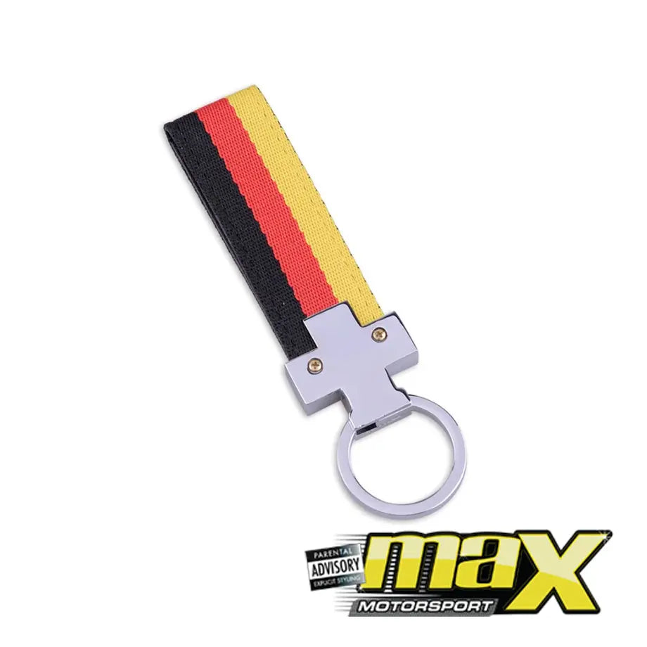 German-Stripe Key Ring maxmotorsports