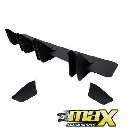 VW Golf 7 GTI Double Slat Maxton Style Diffuser