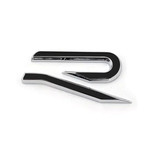 Golf 8 R-Style - Rear Badge (Silver & Black) maxmotorsports
