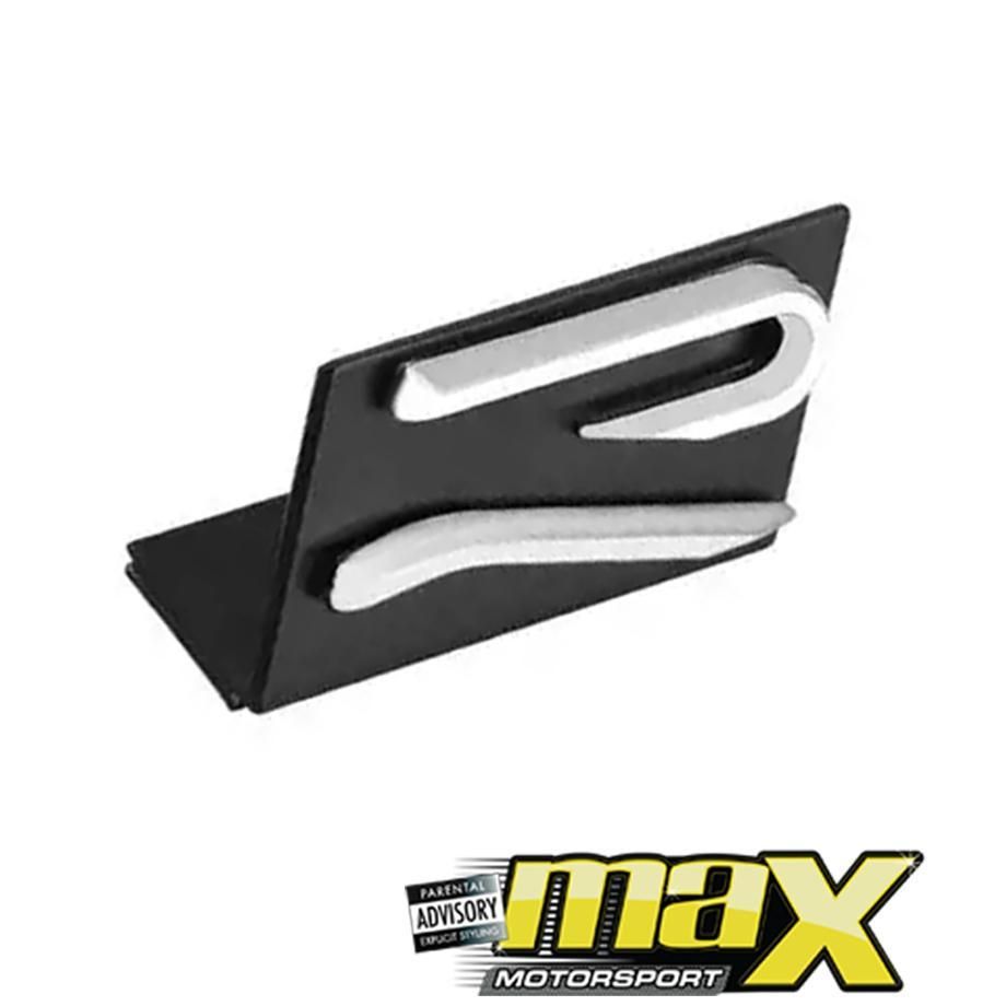 Golf 8 Style - R Logo Grille Badge (Chrome) Max Motorsport